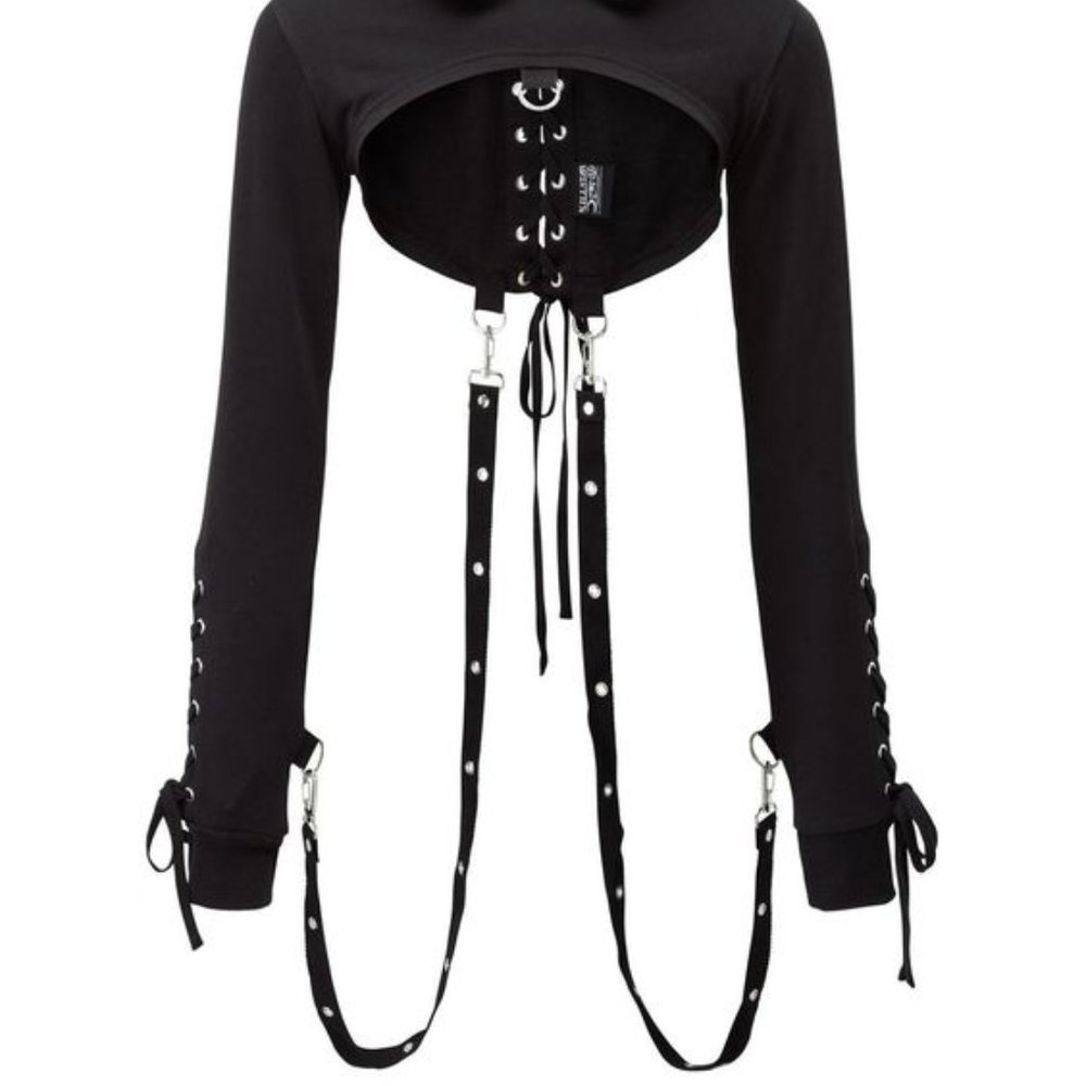 Killstar Verity Cropped Hoodie